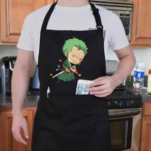 Anime One Piece Zoro Roronoa Waterproof Durable Apron